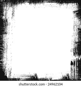 Grunge frame with rough brush strokes. You'll find more of these in my portfolio.