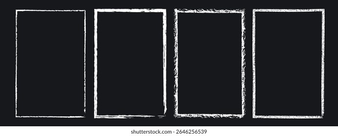 Grunge frame with rough texture. Overlay distressed backdrop. Dirty urban illustration. Messy damaged abstract vector design.Place for text, quote. Design for card, poster, logo.