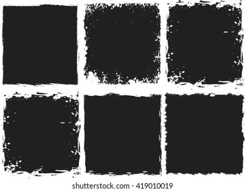 Grunge frame set