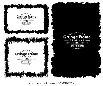 Grunge frame set