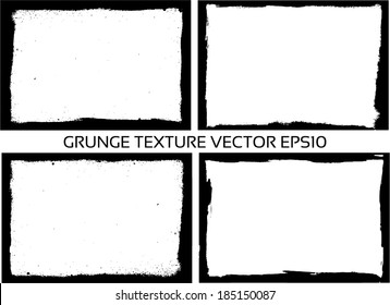 Grunge frame set. vector template