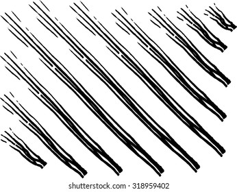 Grunge frame set vector template black and white