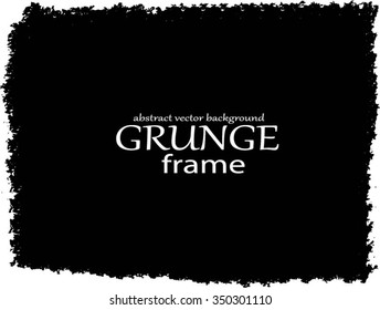Grunge frame set. vector template