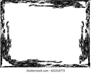 Grunge frame set. vector template