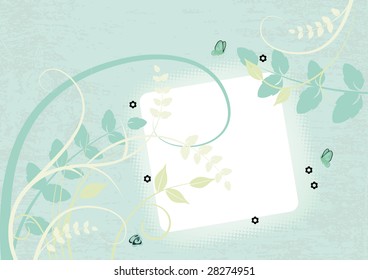 Grunge frame with space for a text