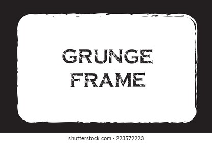 Grunge frame .Stock vector.