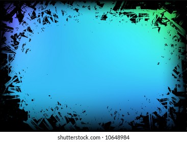 grunge frame for text or photo