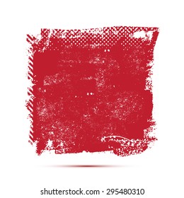 Grunge frame texture - Abstract design template. Stock vector - easy to use