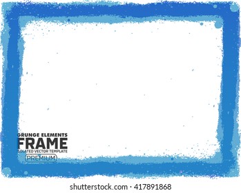Grunge frame texture background