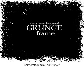 Grunge frame texture background