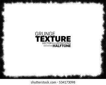 Grunge frame texture. Stock vector design template