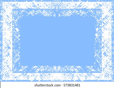 Grunge frame texture. Stock vector design template