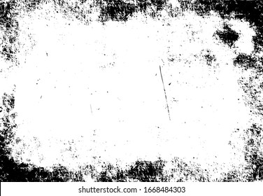 grunge frame texture, vector background template