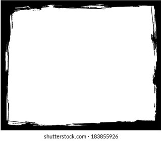 Grunge frame texture. vector template