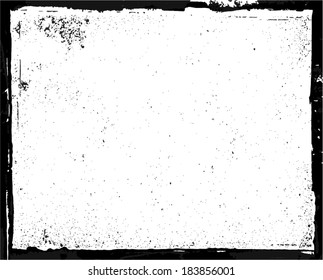 Grunge frame texture. vector template