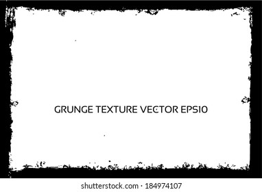 Grunge frame texture. vector template