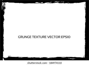 Grunge frame texture. vector template
