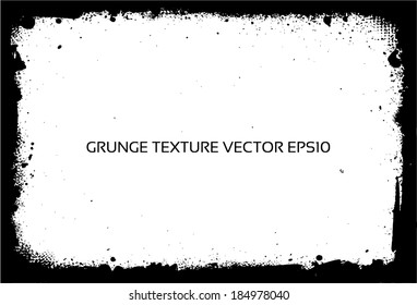 Grunge frame texture. vector template