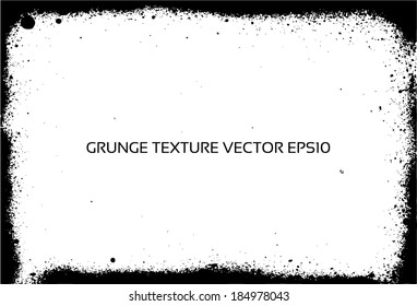 Grunge frame texture. vector template