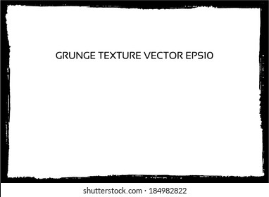 Grunge frame texture. vector template