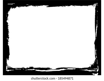 Grunge frame texture. vector template