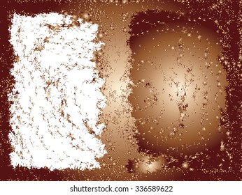 Grunge frame texture. vector template background