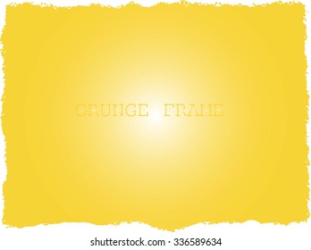 Grunge frame texture. vector template background