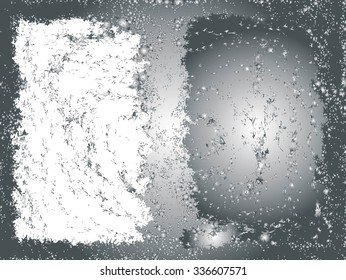 Grunge frame texture. vector template background