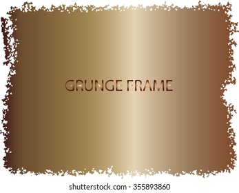 Grunge frame texture. vector template background