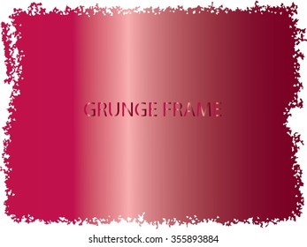 Grunge frame texture. vector template background