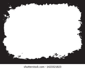 Grunge Frame. Urban Background Texture Vector. Dust Overlay. Distressed Grainy Grungy Framing Effect. Distressed Backdrop Vector Illustration. EPS 10.