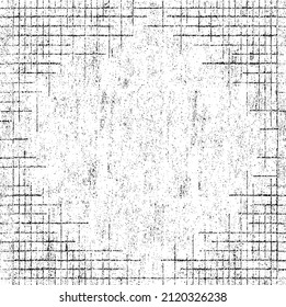 Grunge Frame. Urban Background Texture Vector. Dust Overlay. Distressed Grainy Grungy Framing Effect. Distressed Backdrop Vector Illustration. EPS 10.