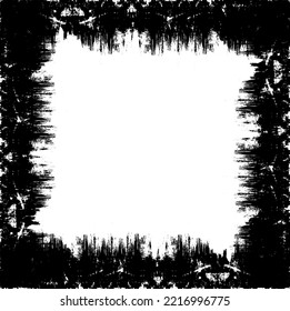 Marco gruñón. Vector de textura de fondo urbano. Superposición de polvo. Efecto De Framing Grave Grave Grave. Ilustración de vectores de fondo con problemas. EPS 10.