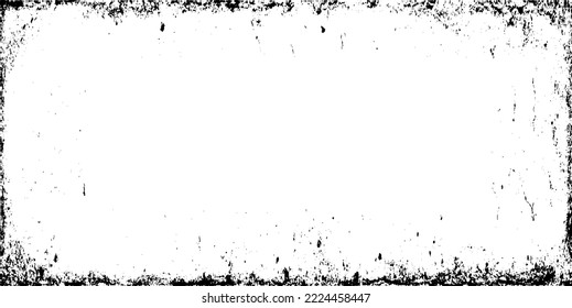 Grunge Frame. Urban Background Texture Vector. Dust Overlay. Distressed Grainy Grungy Framing Effect. Distressed Backdrop Vector Illustration. EPS 10.
