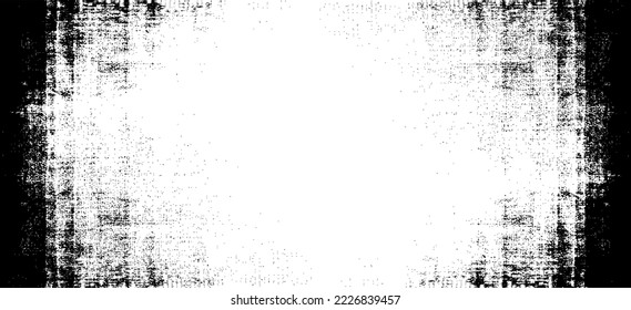 Grunge Rahmen. Urbaner Hintergrund Texturvektor. Staubüberlagerung. Grainy Grungy Framing-Effekt gestört. Vektorgrafik-Hintergrundbild entdeckt. EPS10.