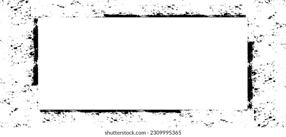 Grunge Frame. Urban Background Texture Vector. Dust Overlay. Distressed Grainy Grungy Framing Effect. Distressed Backdrop Vector Illustration. EPS 10.