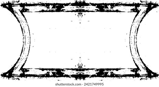 Grunge Frame. Urban Background Texture Vector. Dust Overlay. Distressed Grainy Grungy Framing Effect. Distressed Backdrop Vector Illustration. EPS 10.
