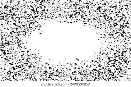 Grunge Frame. Vektorgrafik der Urbanen Hintergrundtextur. Staubüberlagerung. Bedrückter körniger grungy Rahmeffekt. Not leidende Vektorillustration. EPS 10.