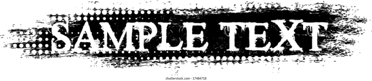 Grunge frame. Vector.