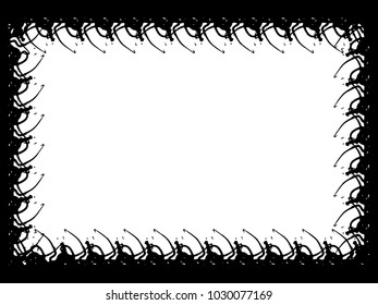 Grunge Frame. Vector Illustration.
