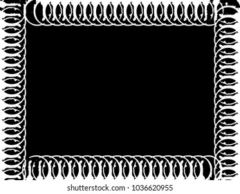 Grunge Frame. Vector Illustration.
