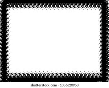 Grunge Frame. Vector Illustration.
