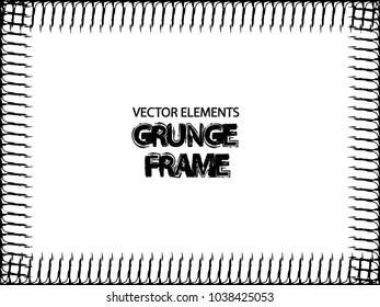 Grunge Frame. Vector Illustration.
