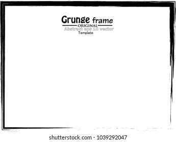 Grunge Frame. Vector Illustration.
