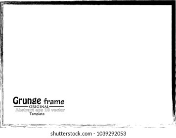 Grunge Frame. Vector Illustration.
