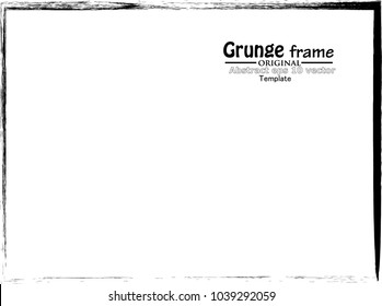 Grunge Frame. Vector Illustration.
