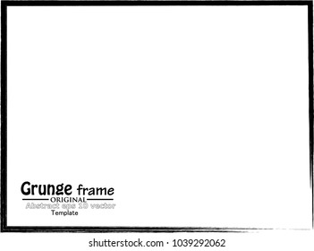 Grunge Frame. Vector Illustration.
