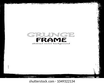 Grunge Frame. Vector Illustration.
