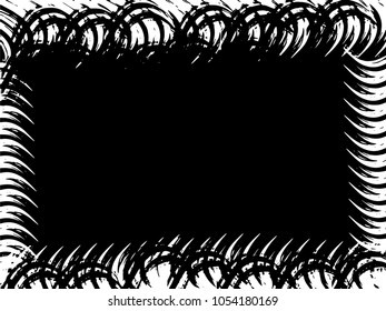 Grunge Frame. Vector Illustration.
