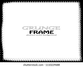 Grunge Frame. Vector Illustration.
